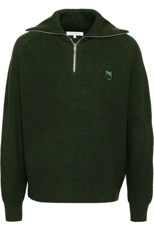Maison Kitsuné Pull à col zippé