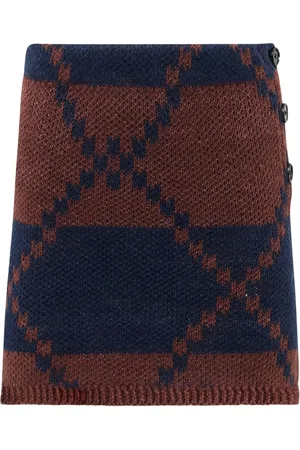 J.W.Anderson Minijupe en maille Fair Isle
