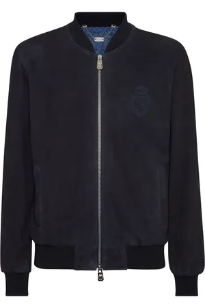 BILLIONAIRE Veste bomber à armoiries brodées