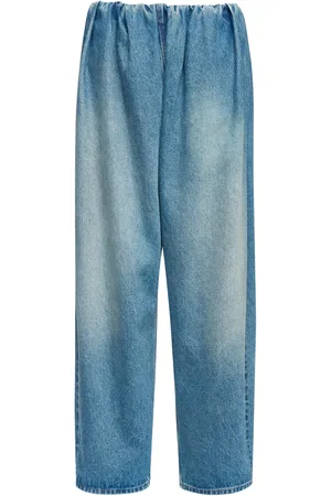 Maison Margiela Jean plissé à taille haute