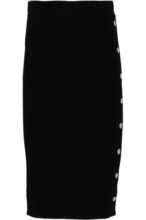 Pinko Jupe mi-longue à design côtelé