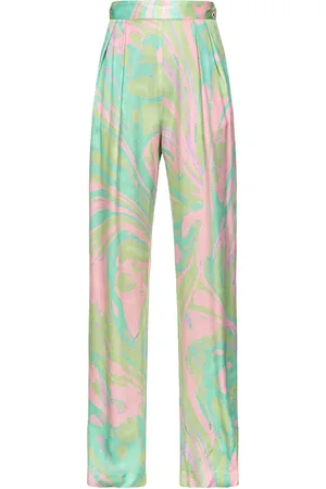 Pinko Pantalon droit à imprimé abstrait