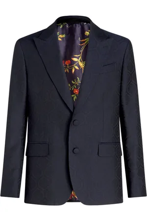 Etro Blazer boutonné à revers pointus