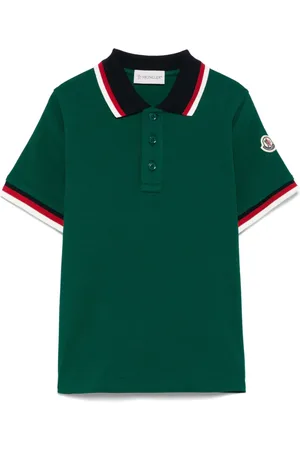 Moncler Polo à bords rayés