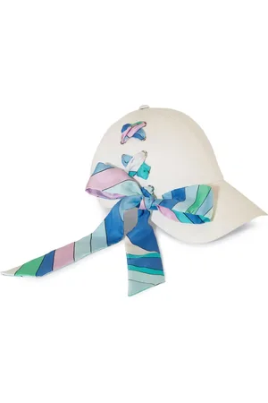 Puccini Casquette en coton à imprimé Iride