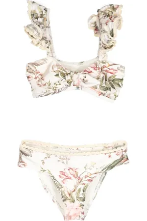 ZIMMERMANN Bikini Waverly à fleurs
