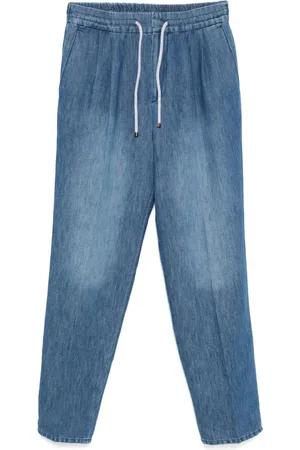 Brunello Cucinelli Pantalon à détails plissés