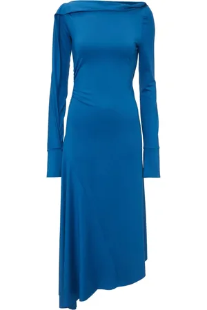 Victoria Beckham Robe mi-longue à design drapé