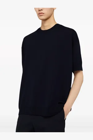 Jil Sander T-shirt en laine à col rond