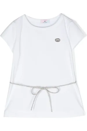 Chiara Ferragni T-shirt en coton à plaque logo