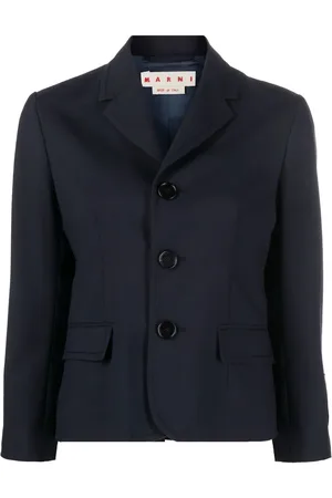 Marni Blazer à patch logo