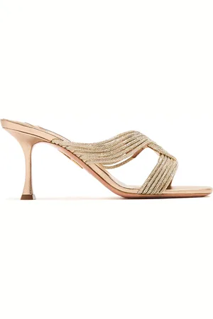 Aquazzura Mules Gatsby 75 mm à ornements