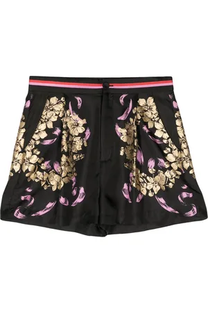 Cynthia Rowley Short en soie à fleurs