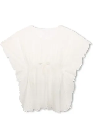 Chloé Robe en coton à volants