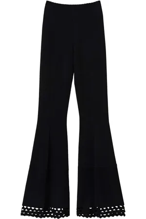 Twin-Set Pantalon évasé à motif géométrique