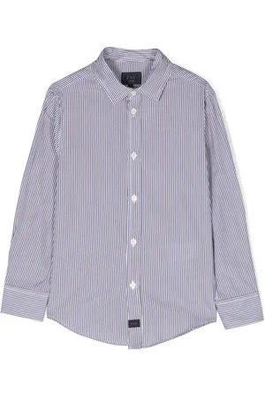 FAY Chemise en coton à rayures