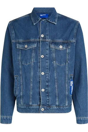 Karl Lagerfeld Veste en jean à patch logo