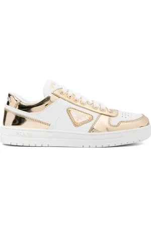 Prada Baskets Downtown en cuir