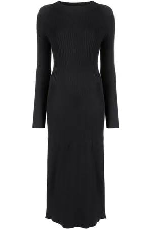 AERON Robe Lizea en maille à dos ouvert