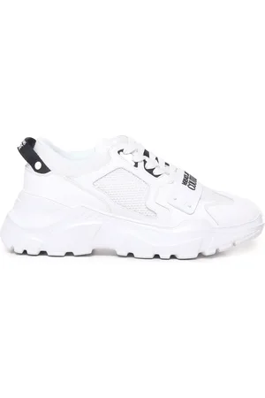 VERSACE Baskets à logo imprimé