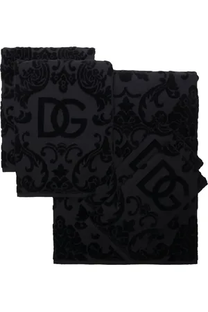 Dolce & Gabbana Lot de cinq serviettes en tissu éponge
