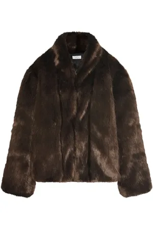 ROSETTA GETTY X Violet Getty veste en fourrure artificielle