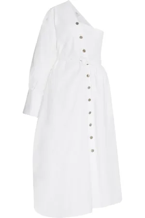 ROSETTA GETTY Robe-chemise asymétrique à une épaule
