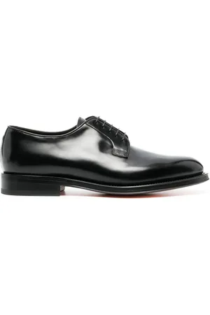 santoni Derbies en cuir poli