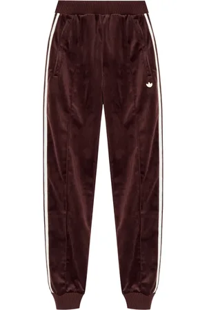 adidas Pantalon de jogging en velours à patch logo