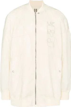Rick Owens Veste bomber à logo brodé