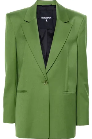 Patrizia Pepe Blazer en flanelle à boutonnière