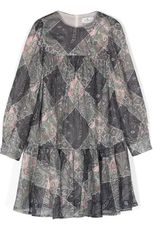 Etro Robe à imprimé cachemire