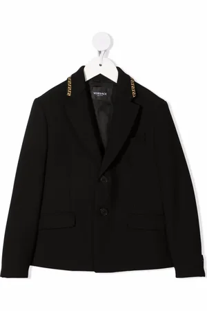 VERSACE Blazer Greca à simple boutonnage