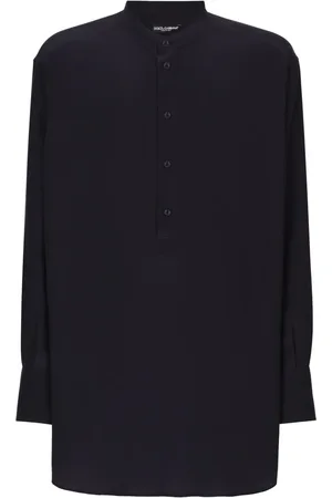 Dolce & Gabbana Chemise en soie à col officier