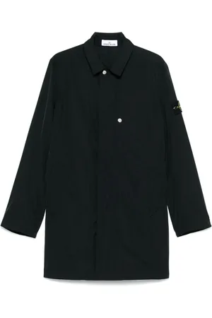Stone Island Manteau à patch Compass
