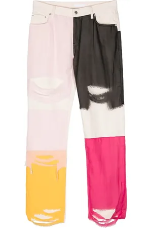 Helmut Lang Jean droit à taille basse