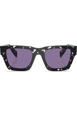 Prada Lunettes de soleil à effet écailles de tortue
