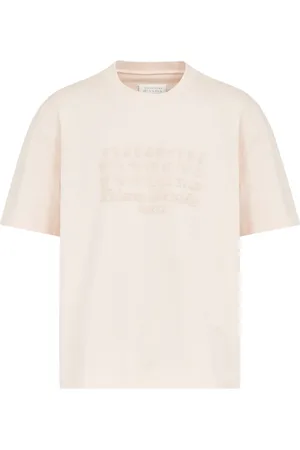 Maison Margiela T-shirt en coton à logo brodé