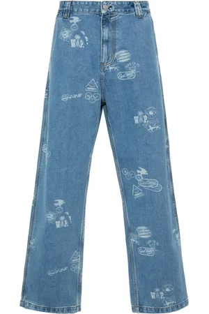 Carhartt Jean fuselé Stamp à imprimé graphique