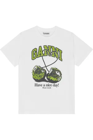 Ganni T-shirt ample à détail d