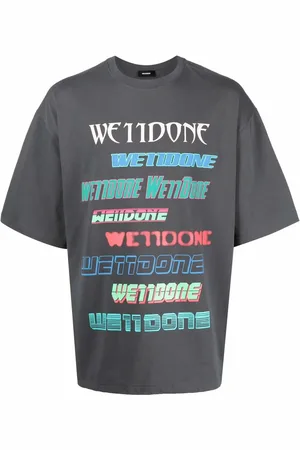 We11 Done T-shirt oversize à logo imprimé