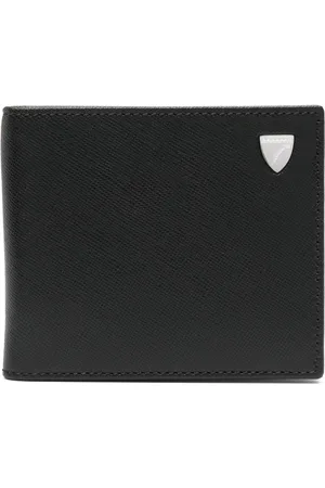 ASPINAL OF LONDON Portefeuille en cuir à plaque YSL