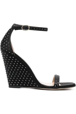 Stuart Weitzman Sandales 100 mm à ornements en cristal