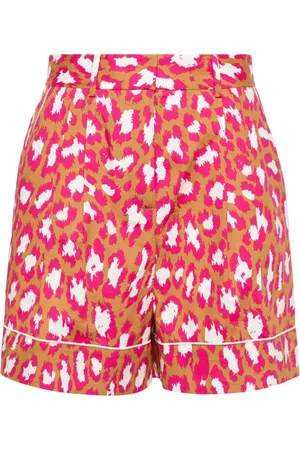 Diane von Furstenberg Short Balbino à imprimé léopard