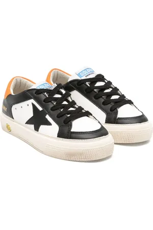 Golden Goose Baskets en cuir à patch étoile