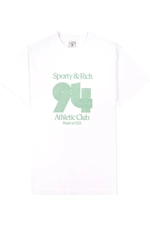Sporty & Rich T-shirt en coton à imprimé 94 Athletic Club