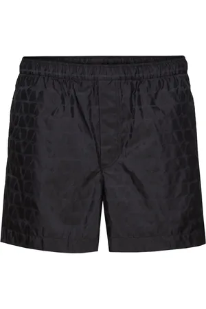 VALENTINO GARAVANI Short de bain Optical V à taille élastique