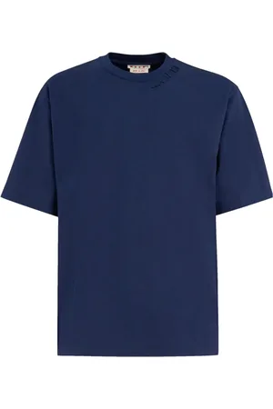 Marni T-shirt en coton à patch logo
