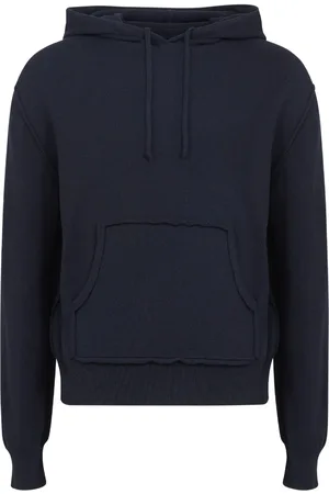Maison Margiela Hoodie en maille à poche plaquée