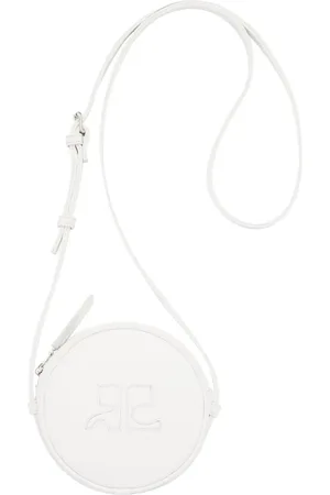 Courrèges Sac rond Reedition Circle en cuir